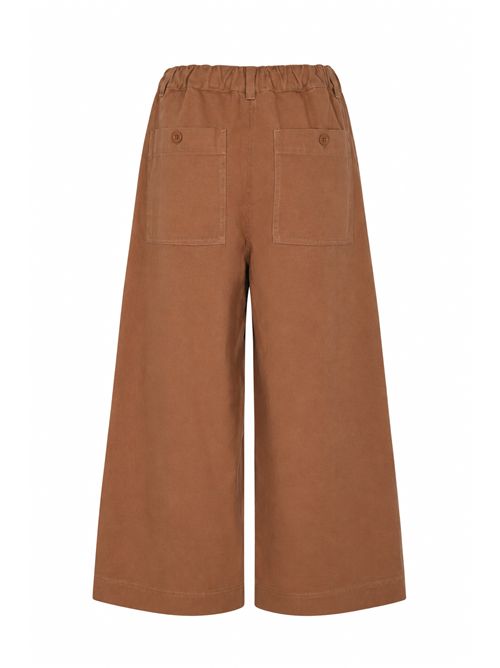 Pantalone cropped WKDARIETE in drill di cotone Cammello WEEKEND MAX MARA | 2615131121600002